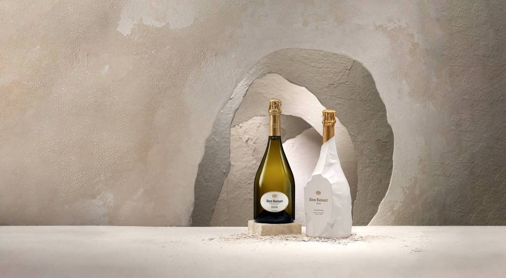 Dom Ruinart 2010 recycled packaging